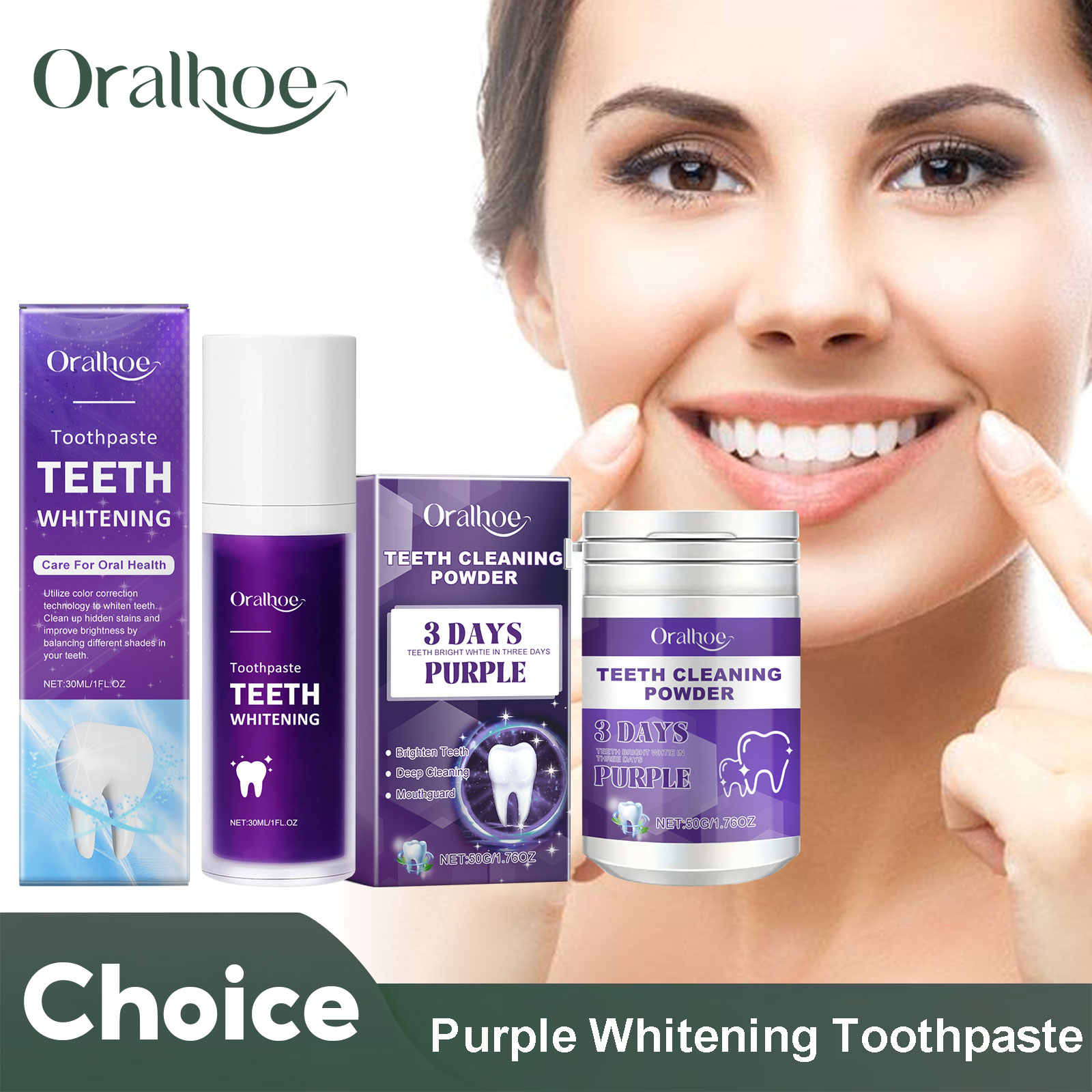 Teeth Whitening Price - Lila Korrektor Zahnaufhellung Zahnpasta Tiefenreinigung Zähne
