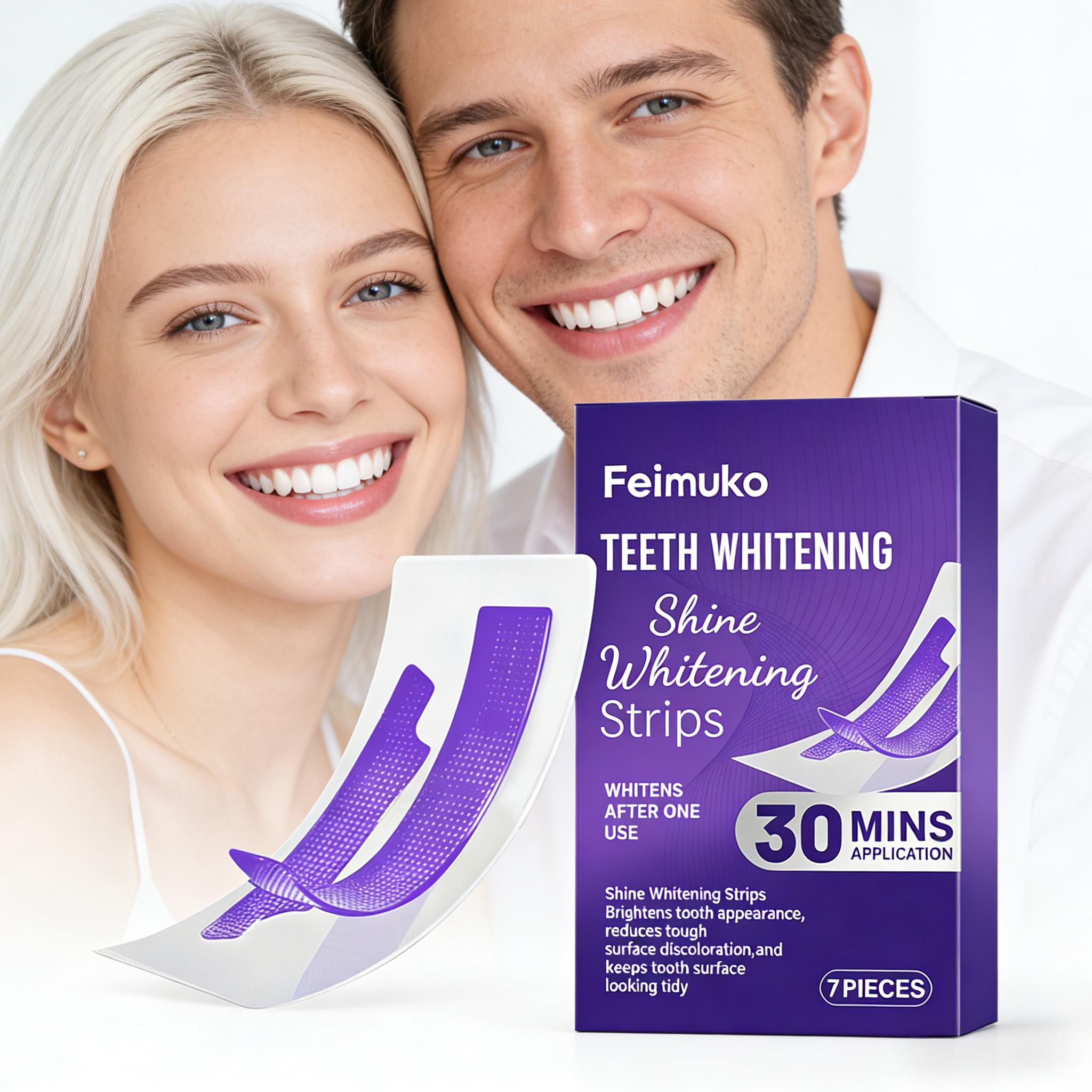 Teeth Whitening Street - Zahnaufhellungsstreifen reduzieren die Empfindlichkeit des Zahnschmelzes,