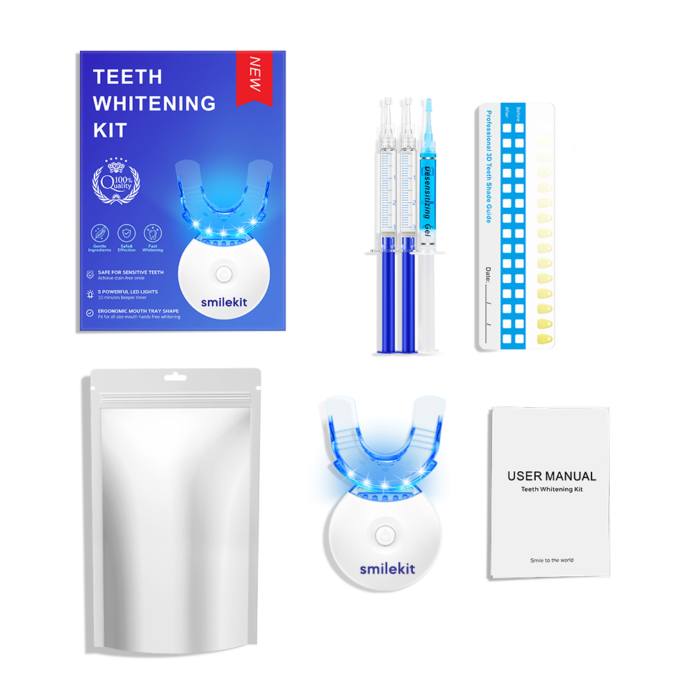 Zahnaufhellungs-Set – 5 x LED- – Teeth Whitening Price Bewertung und Preis