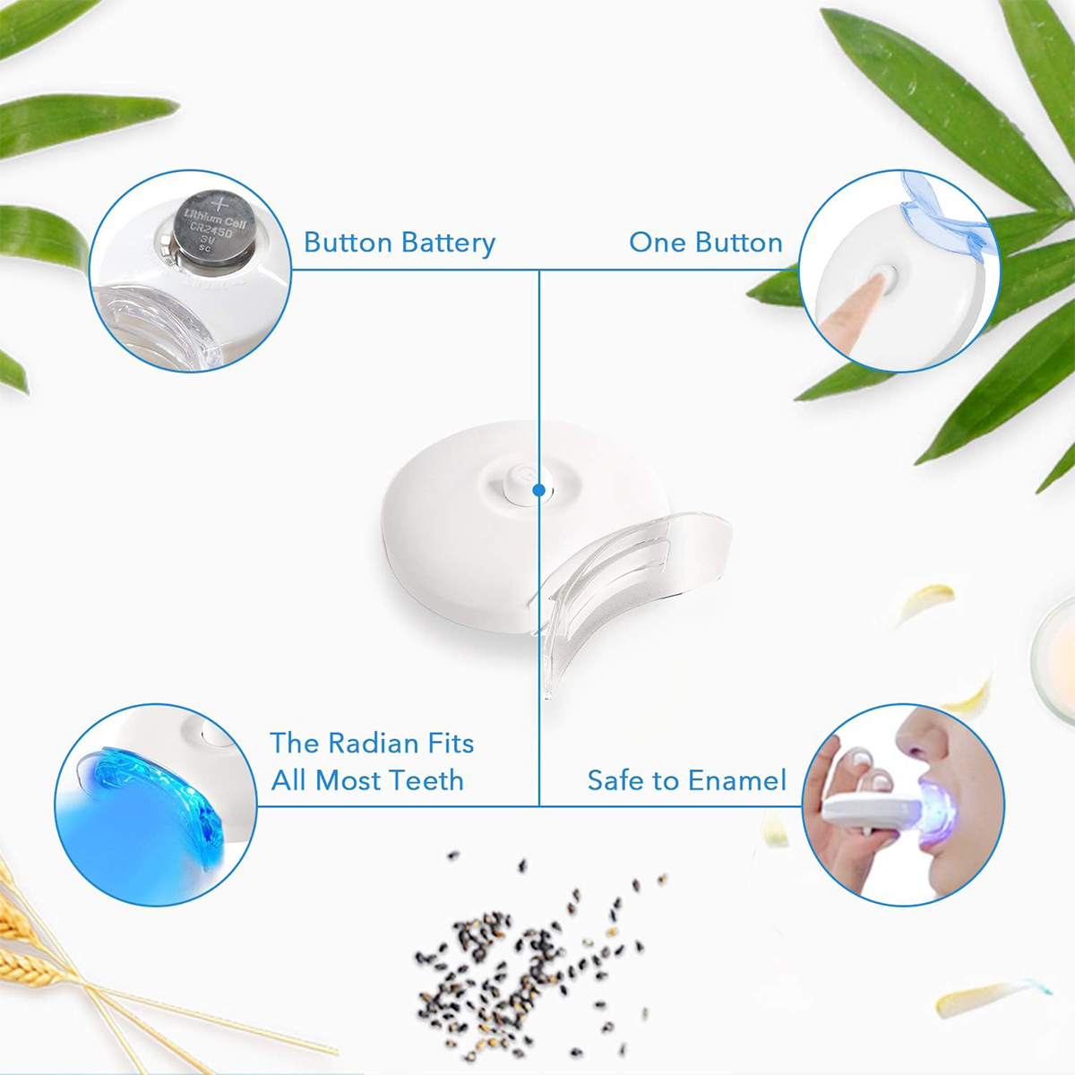 Zahnaufhellungs-Set – 5 x LED- – Teeth Whitening Price Bewertung und Preis