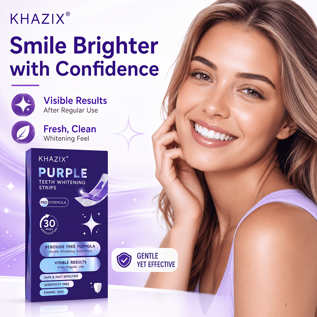 1/10 Paar violette Zahnaufhell – Teeth Whitening Street Bewertung und Preis
