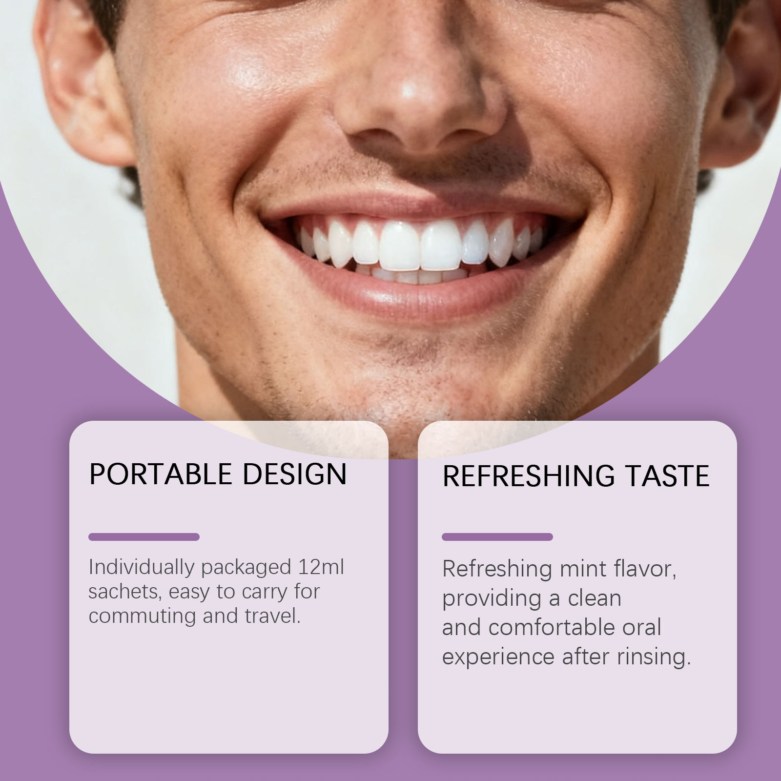 Lila Mundwasser zur Zahnaufhel – Teeth Whitening Xylitol Gum Bewertung und Preis