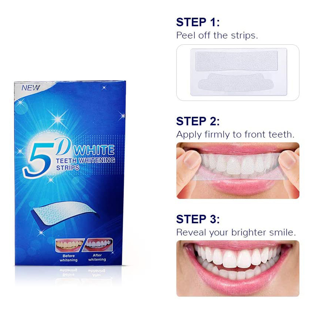 5D Weiße Zahnweißstreifen, Auf – Teeth Whitening Diy Bewertung und Preis